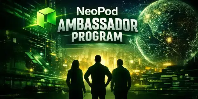 NeoPod Ambassador Program returns May 2026 - Neo blockchain community initiative announcement