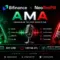BiFinance × NeoRedPill AMA promotional banner with futuristic neon design, Neo ecosystem theme, May 22nd event date and Telegram AMA information.